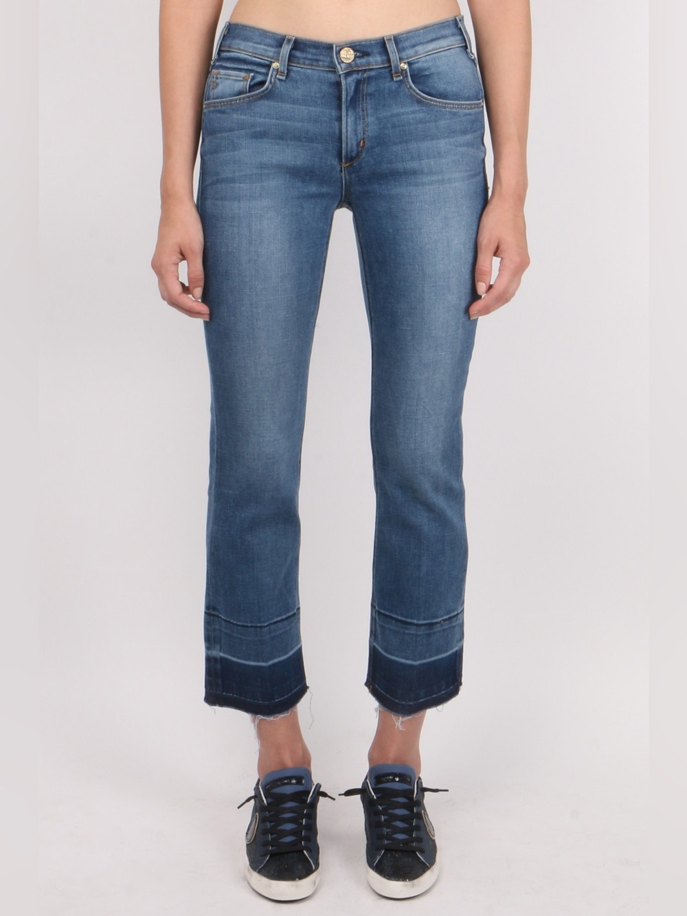 McGuire Denim Gainsbourg Mid-Rise Cropped Jean Released Hem Look NWT  Size 30